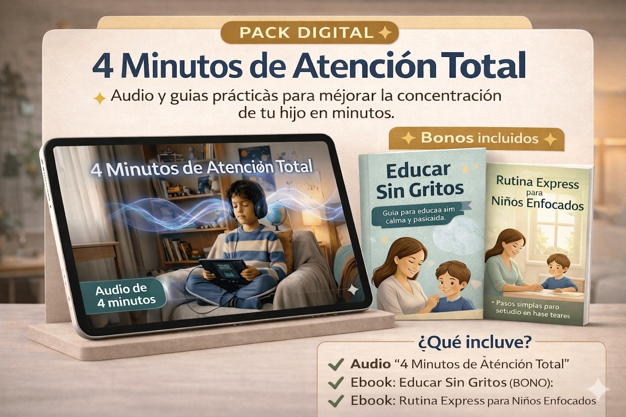 4 MINUTOS DE ATENCIÓN TOTAL