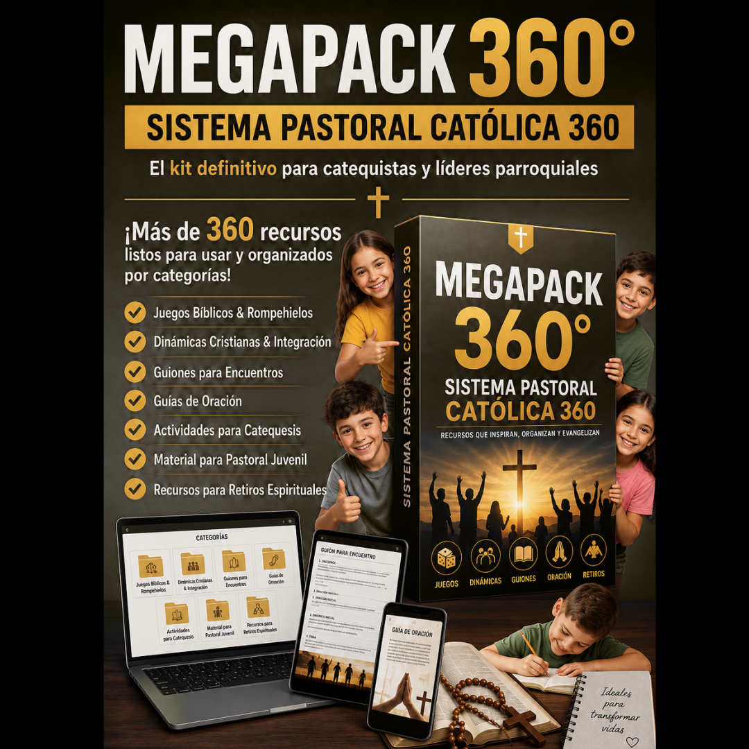 MEGAPACK 360 KIT PARA CATEQUISTAS Y LÍDERES PARROQUIALES